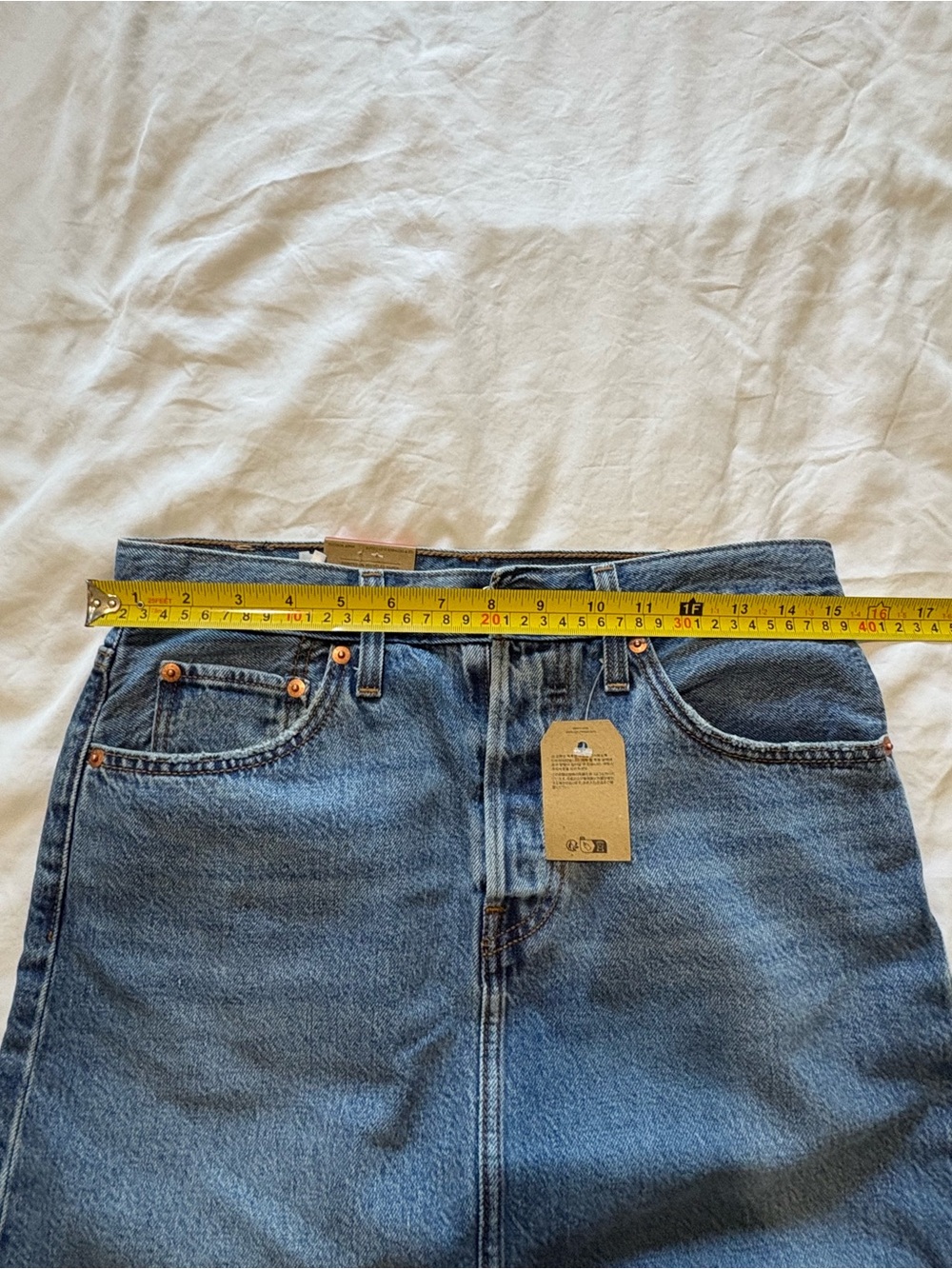 Levi's - Denim Midi Women's Jean Skirt - 27 - Picture 13 of 16